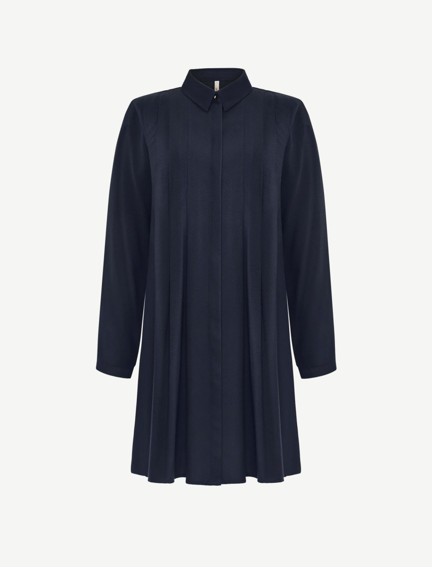 YARGICI Bol Gömlek Yaka Uzun Kol Elbise YARGICI Bol Gömlek Yaka Uzun Kol Elbise