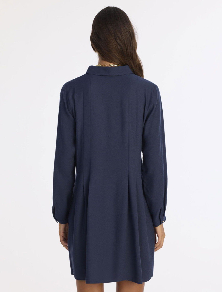 YARGICI Bol Gömlek Yaka Uzun Kol Elbise YARGICI Bol Gömlek Yaka Uzun Kol Elbise