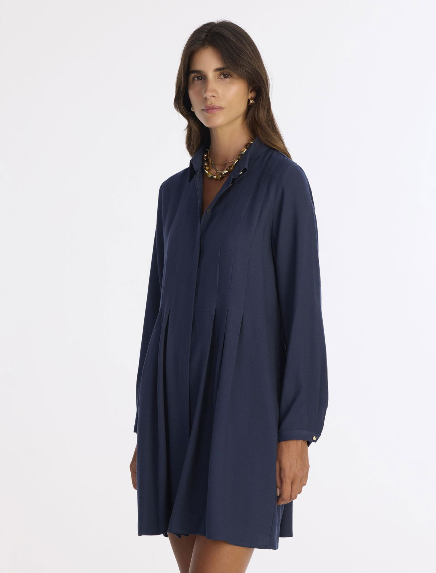 YARGICI Bol Gömlek Yaka Uzun Kol Elbise YARGICI Bol Gömlek Yaka Uzun Kol Elbise