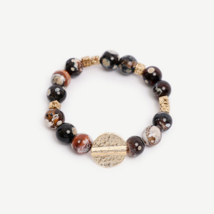 YARGICI Akik Ve Lav Taşı İçerikli Bileklik YARGICI Akik Ve Lav Taşı İçerikli Bileklik