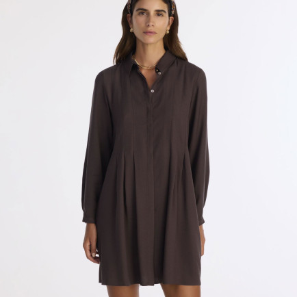 YARGICI Bol Gömlek Yaka Uzun Kol Elbise YARGICI Bol Gömlek Yaka Uzun Kol Elbise