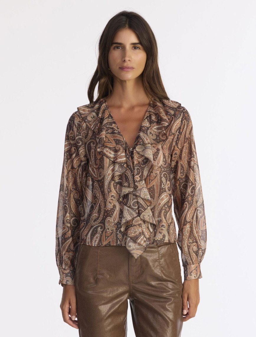 YARGICI Regular V Yaka Uzun Kol Bluz YARGICI Regular V Yaka Uzun Kol Bluz