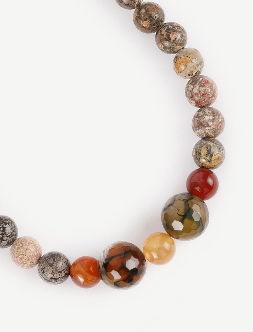 YARGICI Yuvarlak Formlu Doğal Taş Kolye YARGICI Yuvarlak Formlu Doğal Taş Kolye