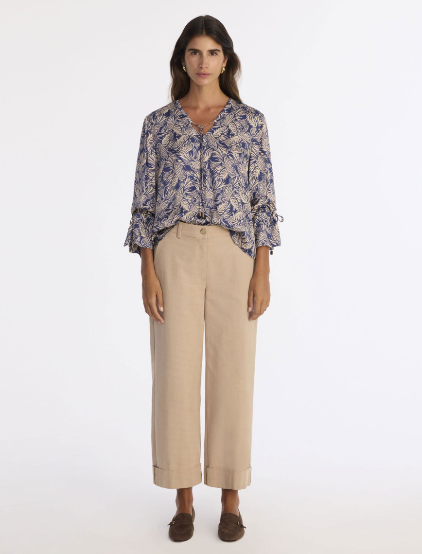 YARGICI Regular V Yaka Uzun Kol Bluz YARGICI Regular V Yaka Uzun Kol Bluz