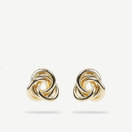 YARGICI Burgu Detaylı Gold Küpe YARGICI Burgu Detaylı Gold Küpe