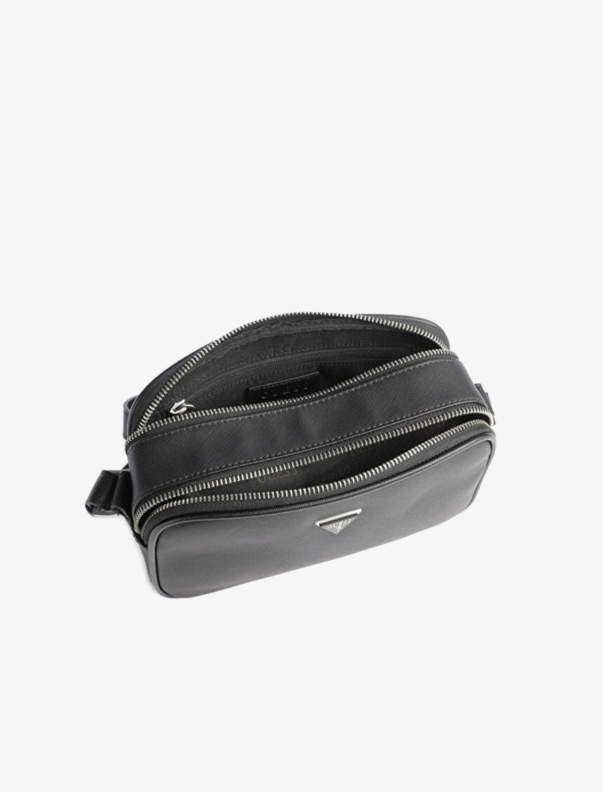 Guess Erkek Siyah Omuz Çantası Guess Erkek Siyah Omuz Çantası