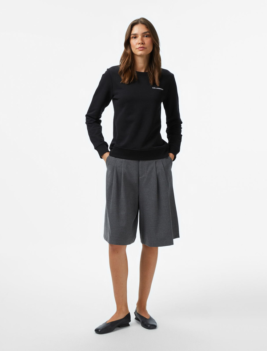 Karl Lagerfeld Kadın Siyah Sweatshirt Karl Lagerfeld Kadın Siyah Sweatshirt