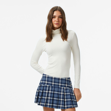 Tommy Hilfiger Slim 5X2 Roll Kadın Beyaz T-Shirt