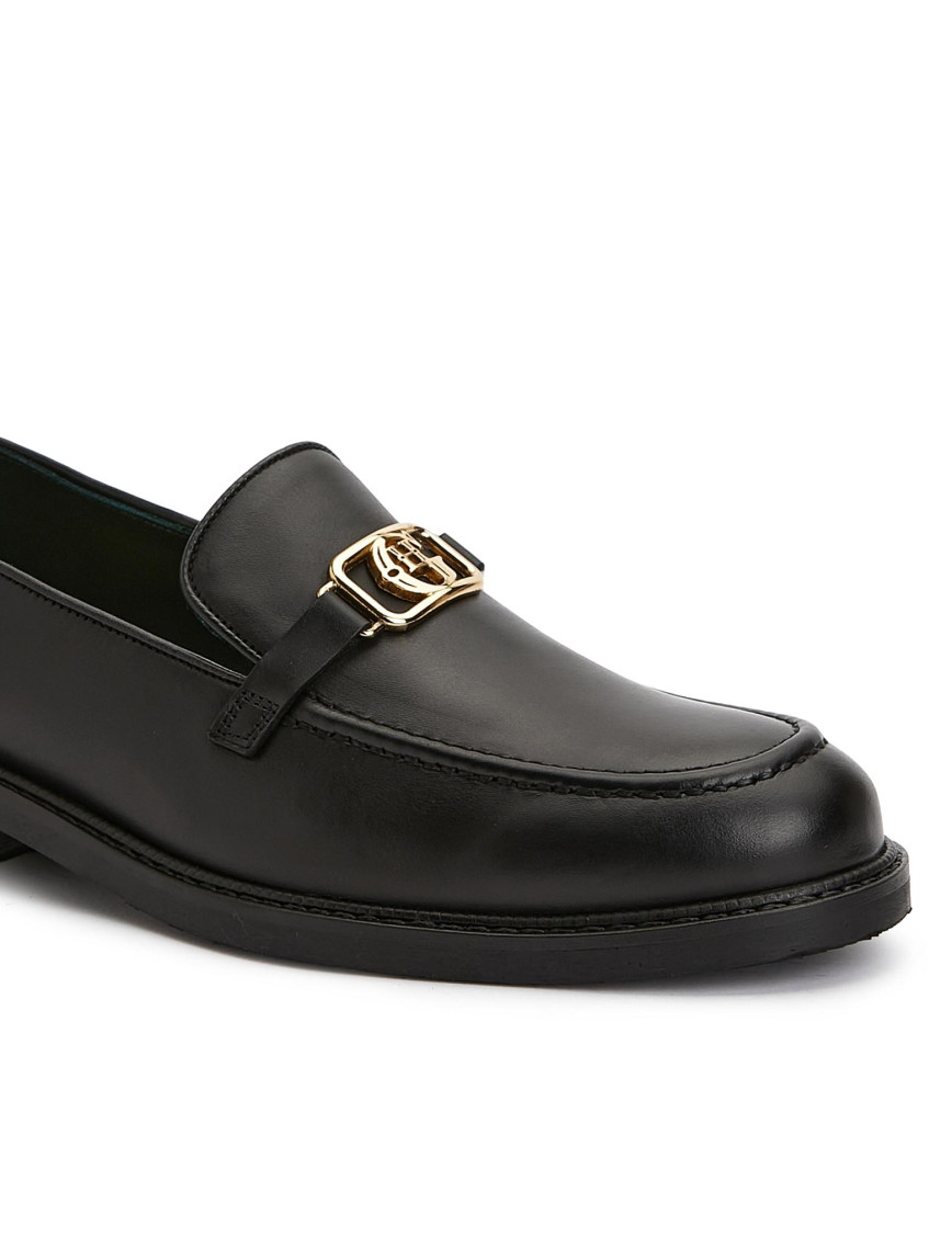 George Hogg Kadın Siyah Tokalı Deri Loafer George Hogg Kadın Siyah Tokalı Deri Loafer