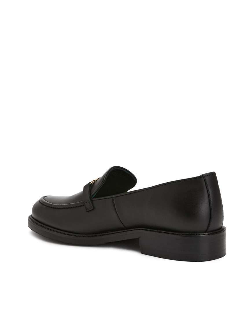 George Hogg Kadın Siyah Tokalı Deri Loafer George Hogg Kadın Siyah Tokalı Deri Loafer