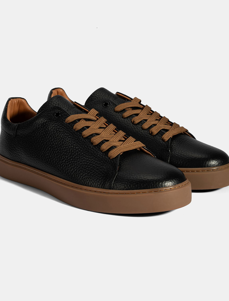 Erkek Lacivert Bağcıklı Deri Günlük Ayakkabı Erkek Lacivert Bağcıklı Deri Günlük Ayakkabı