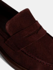 Kadın Bordo Süet Loafer Kadın Bordo Süet Loafer