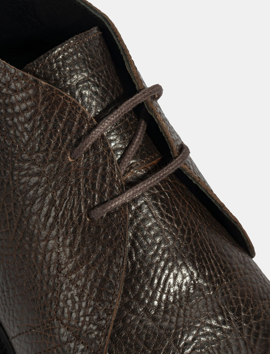 Erkek Kahve Bağcıklı Deri Bot Erkek Kahve Bağcıklı Deri Bot