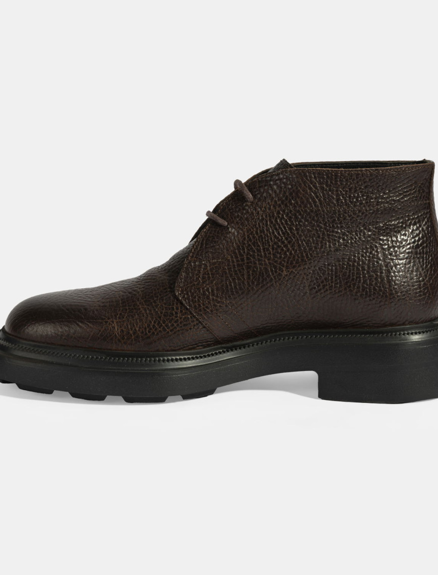 Erkek Kahve Bağcıklı Deri Bot Erkek Kahve Bağcıklı Deri Bot