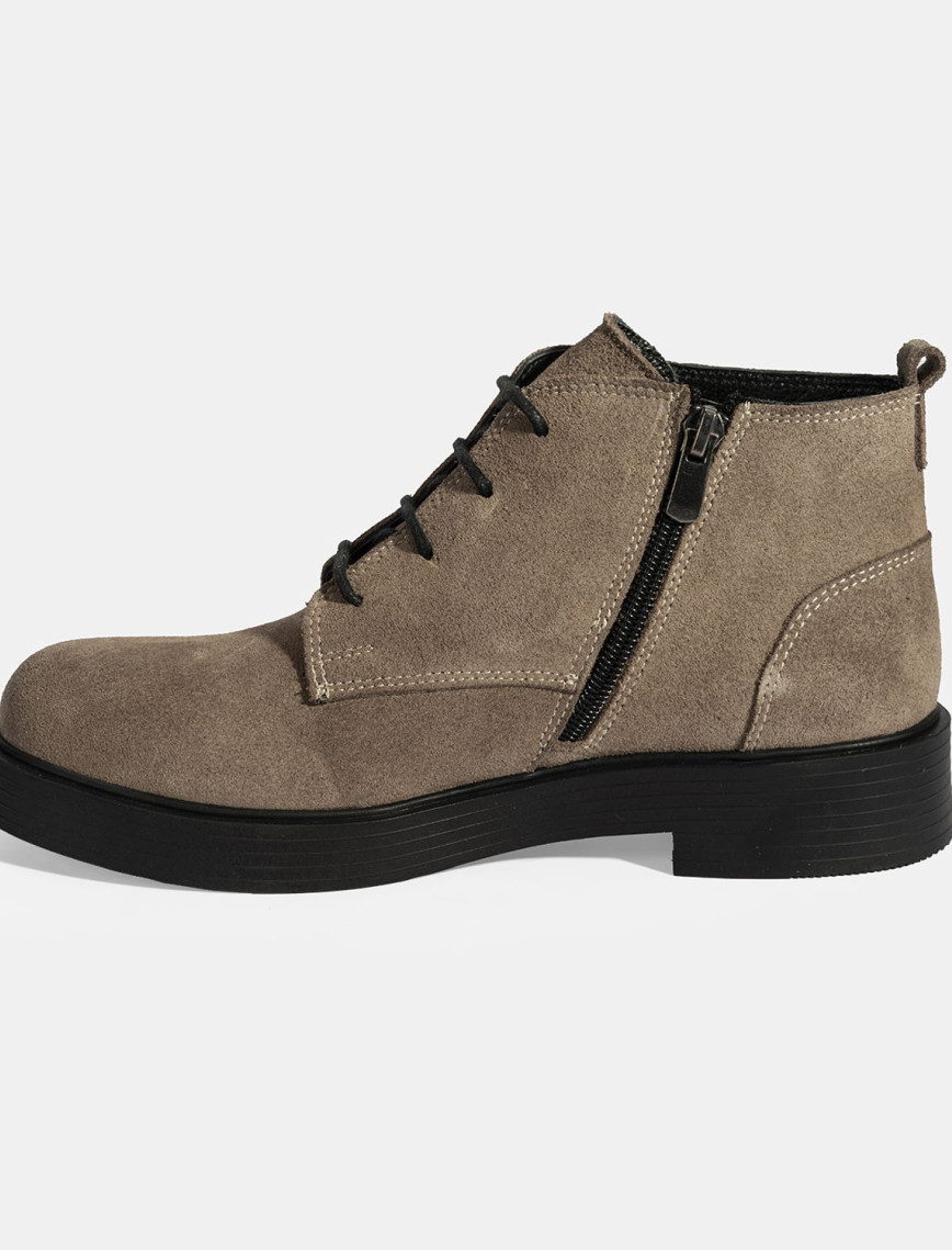 Kadın Vizon Bağcıklı Süet Bot Kadın Vizon Bağcıklı Süet Bot