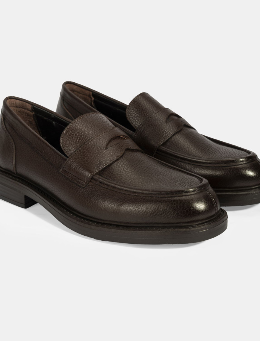 Erkek Siyah Deri Loafer Erkek Siyah Deri Loafer