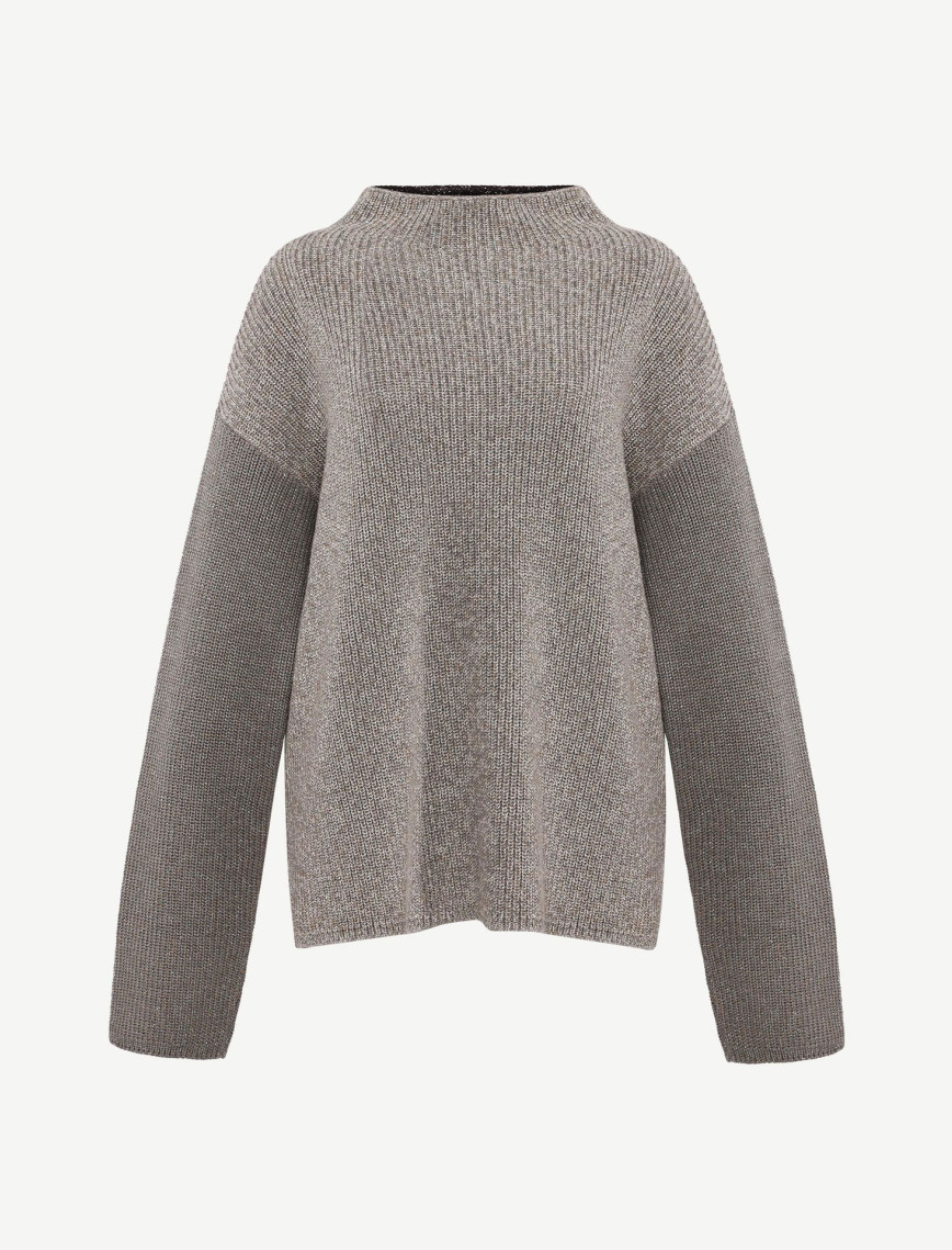 YARGICI Geniş Yarım Balıkçı Yaka Uzun Kol Kazak YARGICI Geniş Yarım Balıkçı Yaka Uzun Kol Kazak