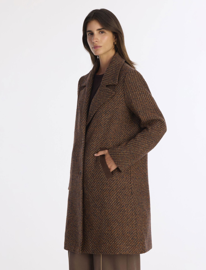 YARGICI Regular Ceket Yaka Uzun Kol Palto YARGICI Regular Ceket Yaka Uzun Kol Palto