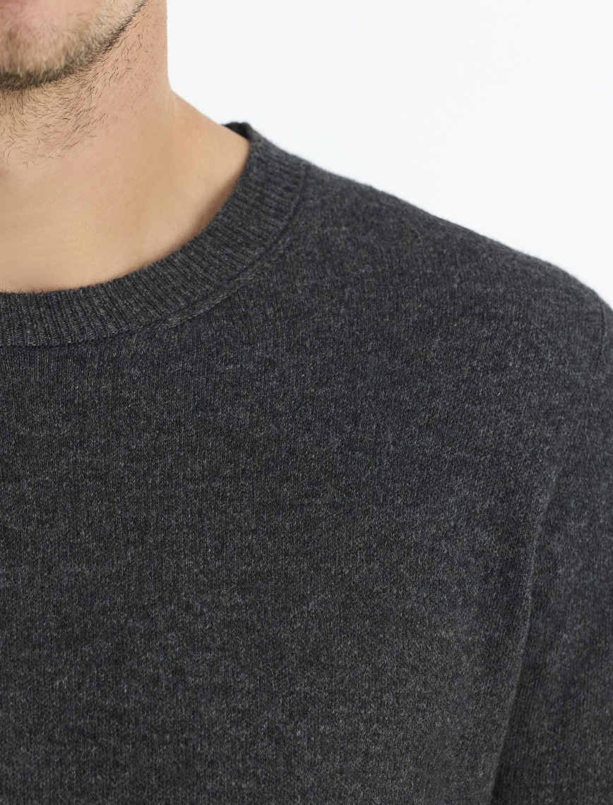 YARGICI Regular Bisiklet Yaka Uzun Kol Kazak YARGICI Regular Bisiklet Yaka Uzun Kol Kazak