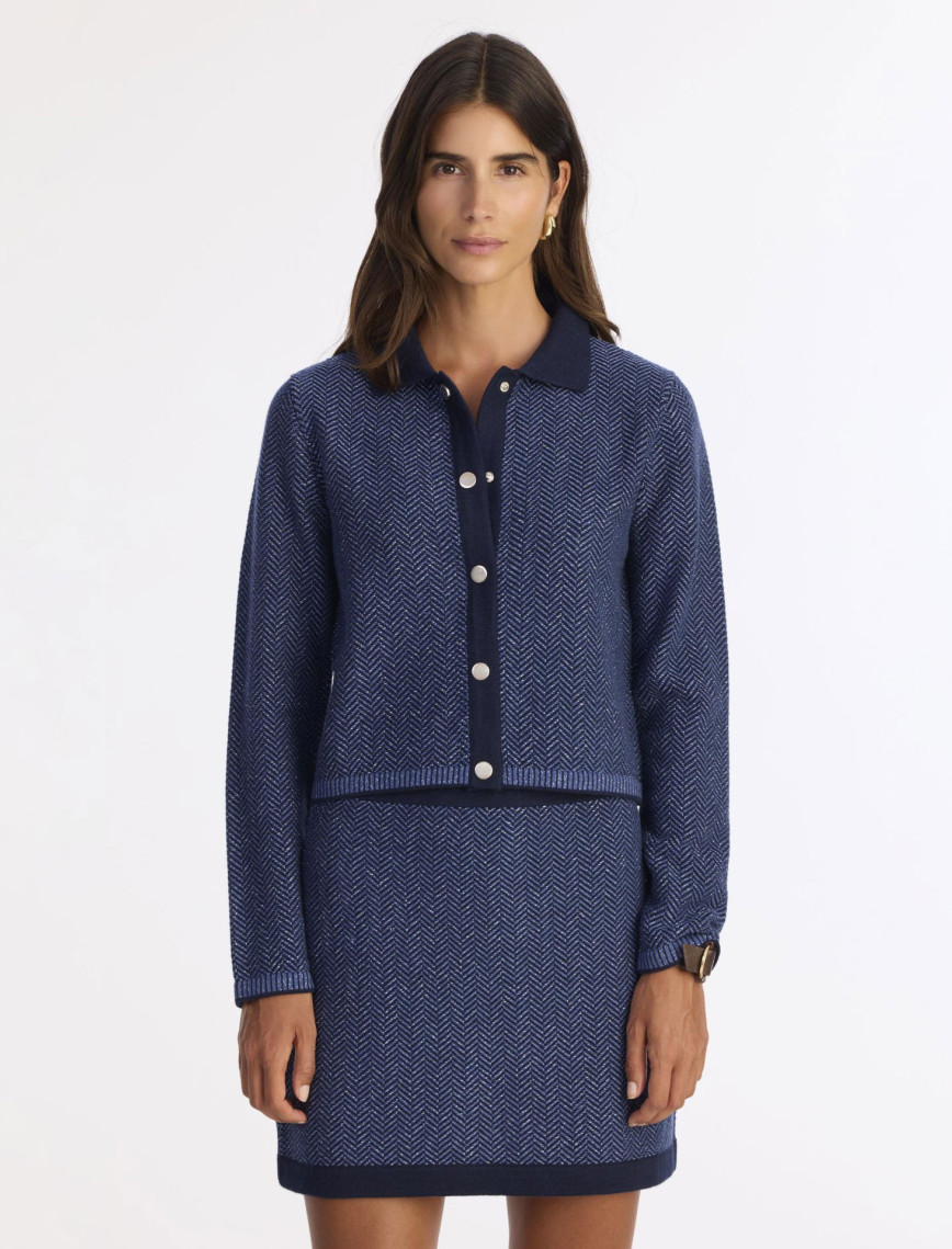 YARGICI Gömlek Yaka Triko Hırka YARGICI Gömlek Yaka Triko Hırka