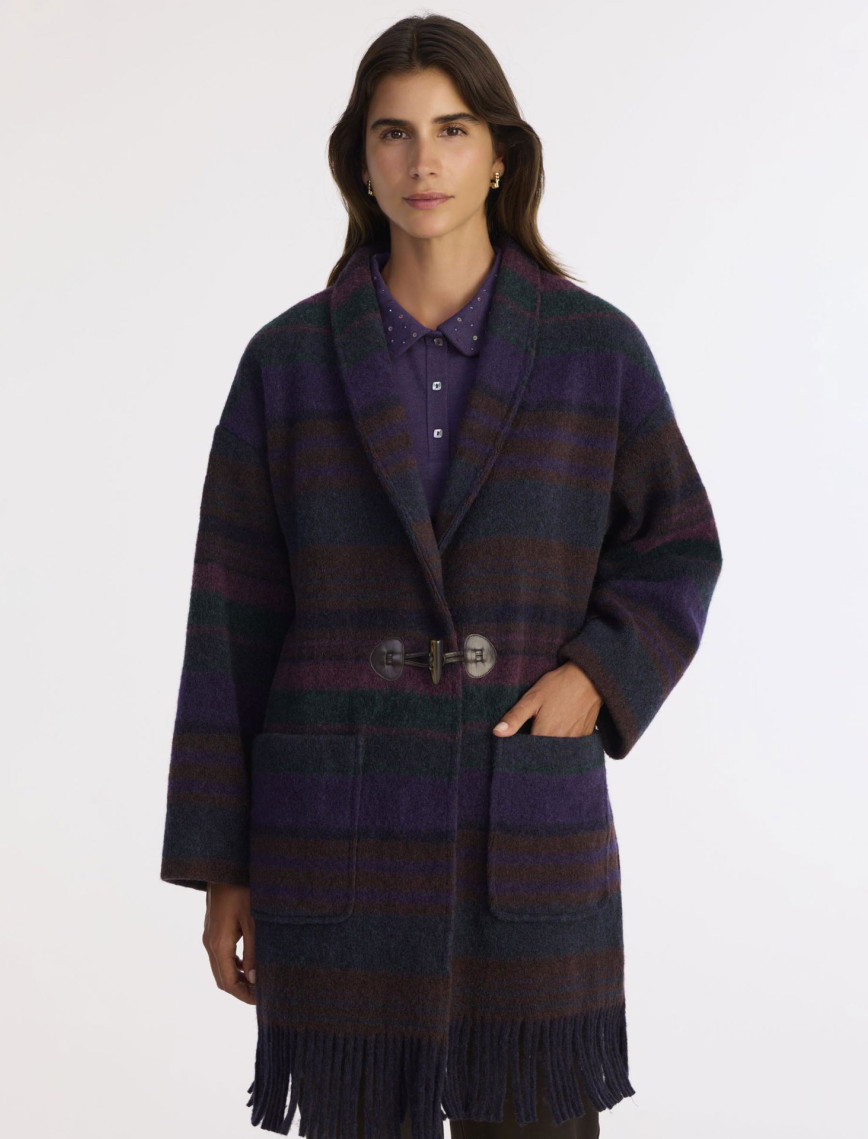 YARGICI Geniş Şal Yaka Uzun Kol Palto YARGICI Geniş Şal Yaka Uzun Kol Palto