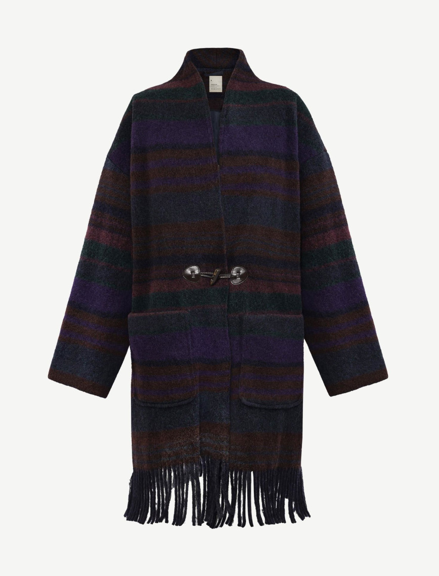 YARGICI Geniş Şal Yaka Uzun Kol Palto YARGICI Geniş Şal Yaka Uzun Kol Palto