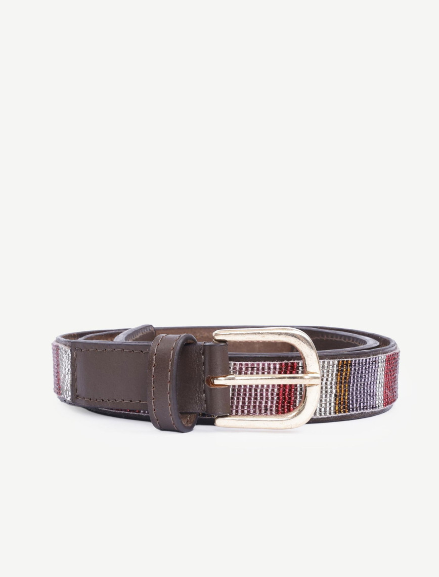 YARGICI Boncuk İşlemeli Çok Renkli Kemer YARGICI Boncuk İşlemeli Çok Renkli Kemer