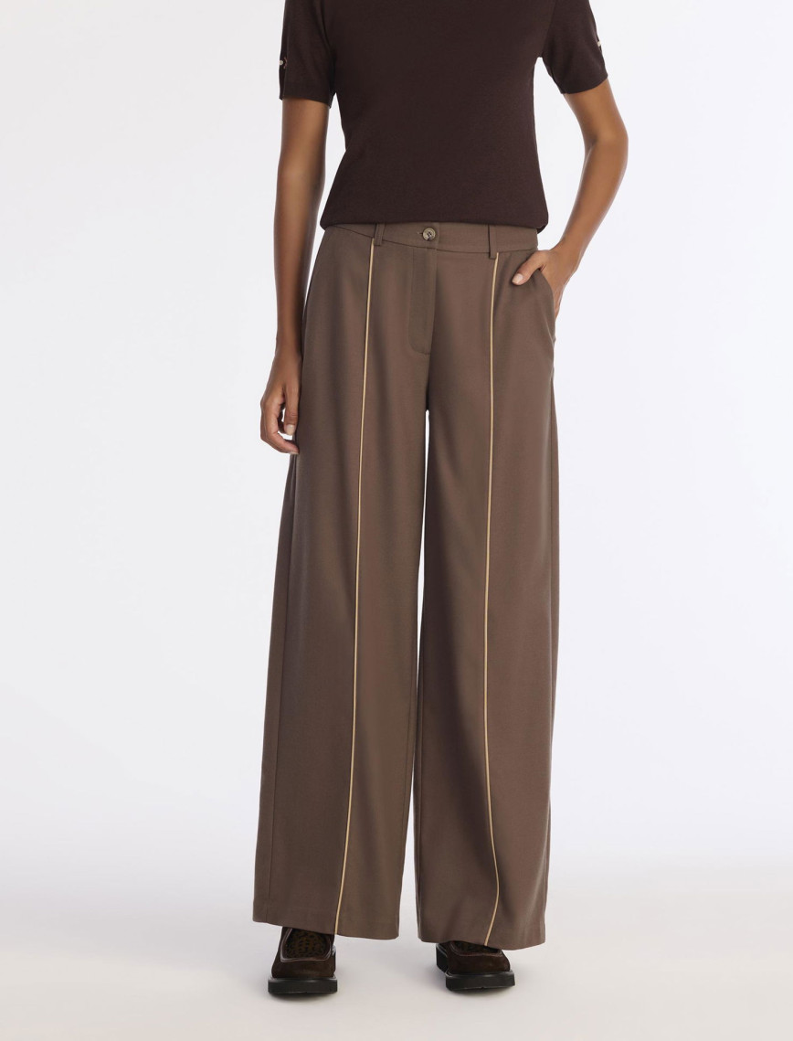 YARGICI Geniş Yüksek Bel Pantolon YARGICI Geniş Yüksek Bel Pantolon