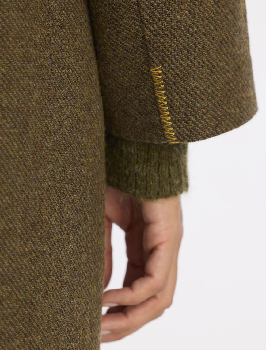 YARGICI Dikiş Detaylı Kemerli Uzun Palto YARGICI Dikiş Detaylı Kemerli Uzun Palto