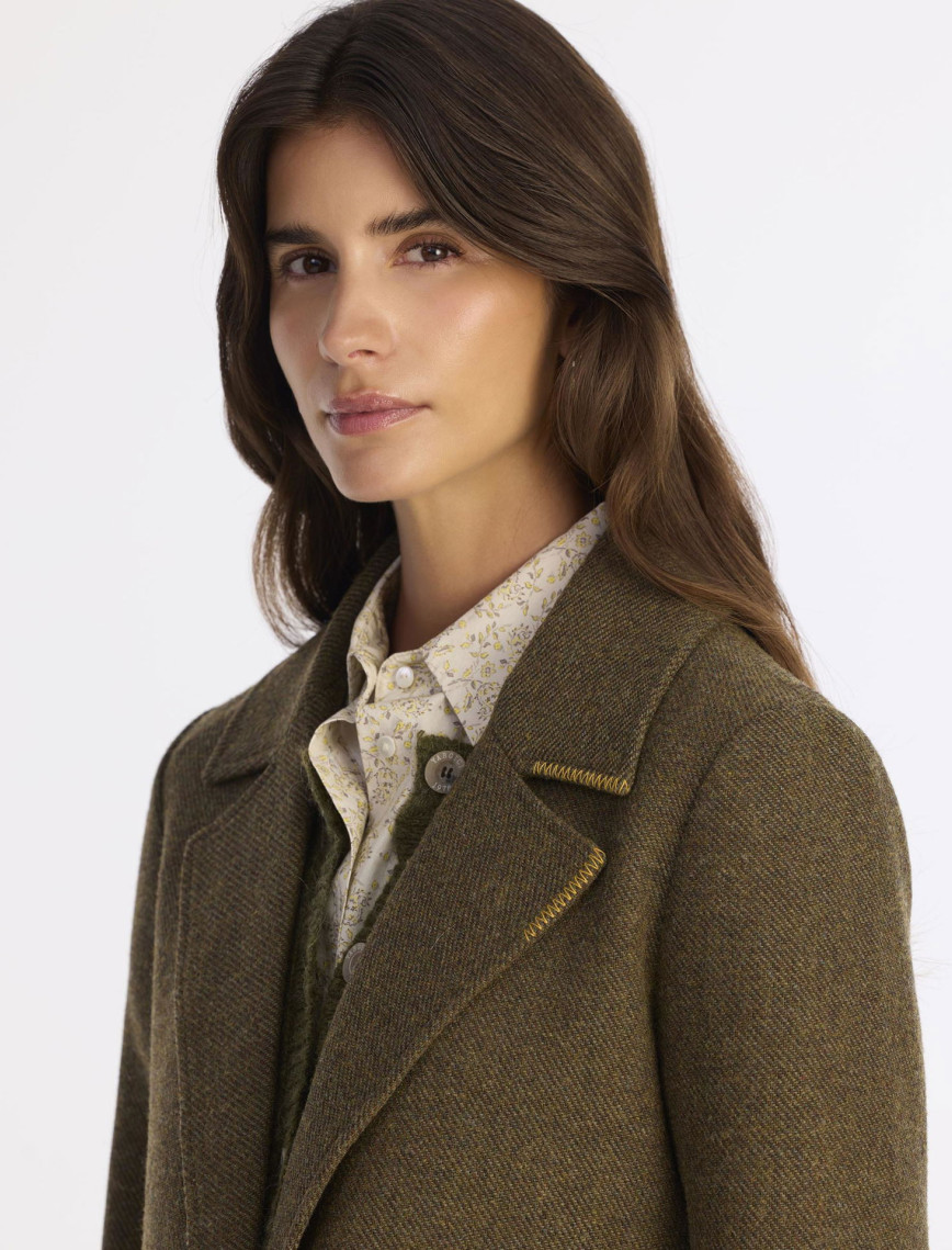 YARGICI Dikiş Detaylı Kemerli Uzun Palto YARGICI Dikiş Detaylı Kemerli Uzun Palto