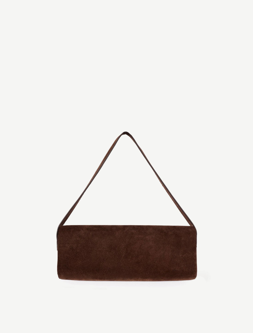 YARGICI Toka Detaylı Deri Omuz Çantası YARGICI Toka Detaylı Deri Omuz Çantası