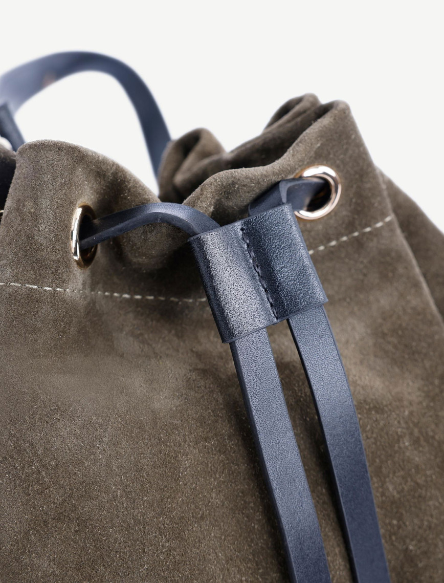 YARGICI Süet Deri Hobo Omuz Çantası YARGICI Süet Deri Hobo Omuz Çantası