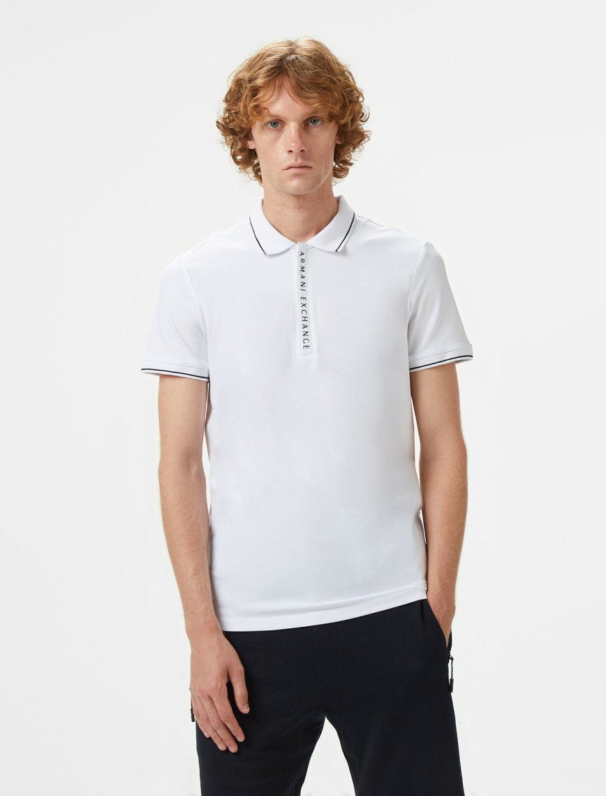 Armani Exchange Erkek Siyah Polo