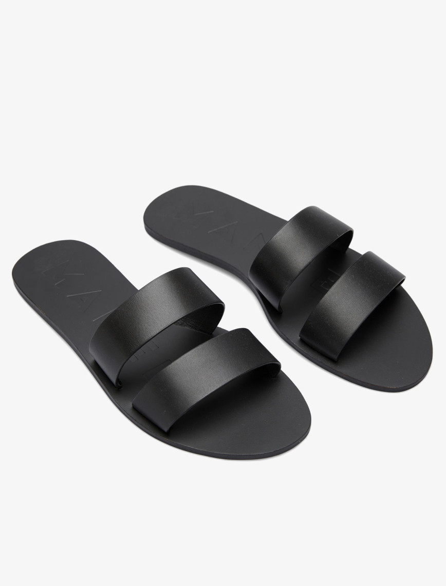 Manebi Kadın Siyah Terlik Manebi Kadın Siyah Terlik