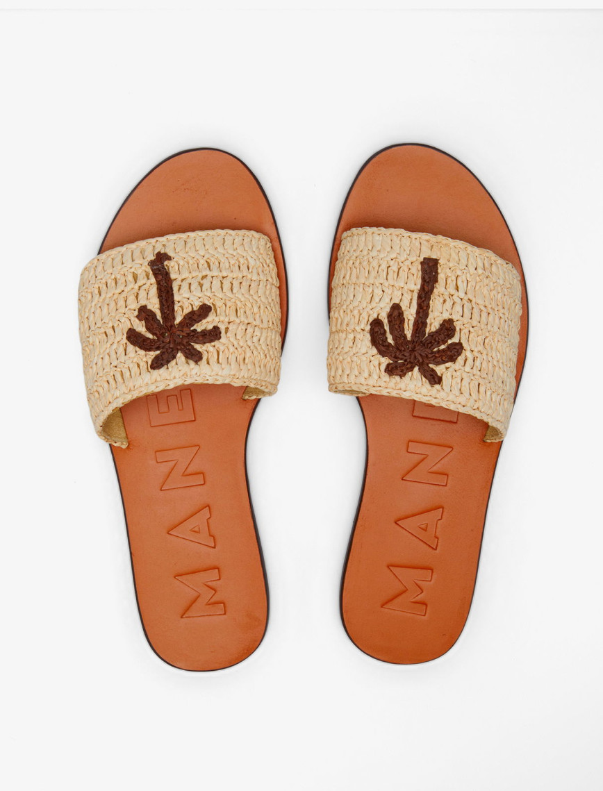 Manebi Kadın Krem Rengi Terlik Manebi Kadın Krem Rengi Terlik