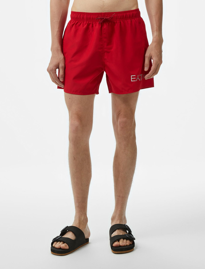 Ea7 Erkek Kırmızı Deniz Şortu Ea7 Erkek Kırmızı Deniz Şortu