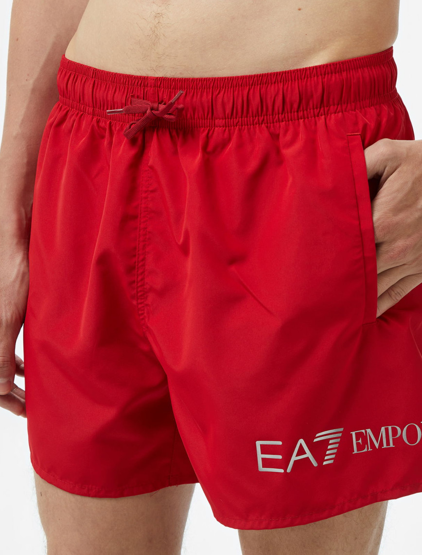 Ea7 Erkek Kırmızı Deniz Şortu Ea7 Erkek Kırmızı Deniz Şortu