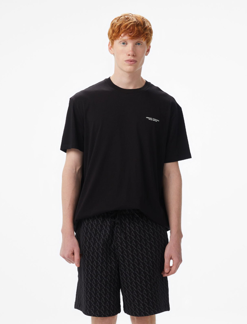 Armani Exchange Erkek Lacivert Bisiklet Yaka T-Shirt Armani Exchange Erkek Lacivert Bisiklet Yaka T-Shirt