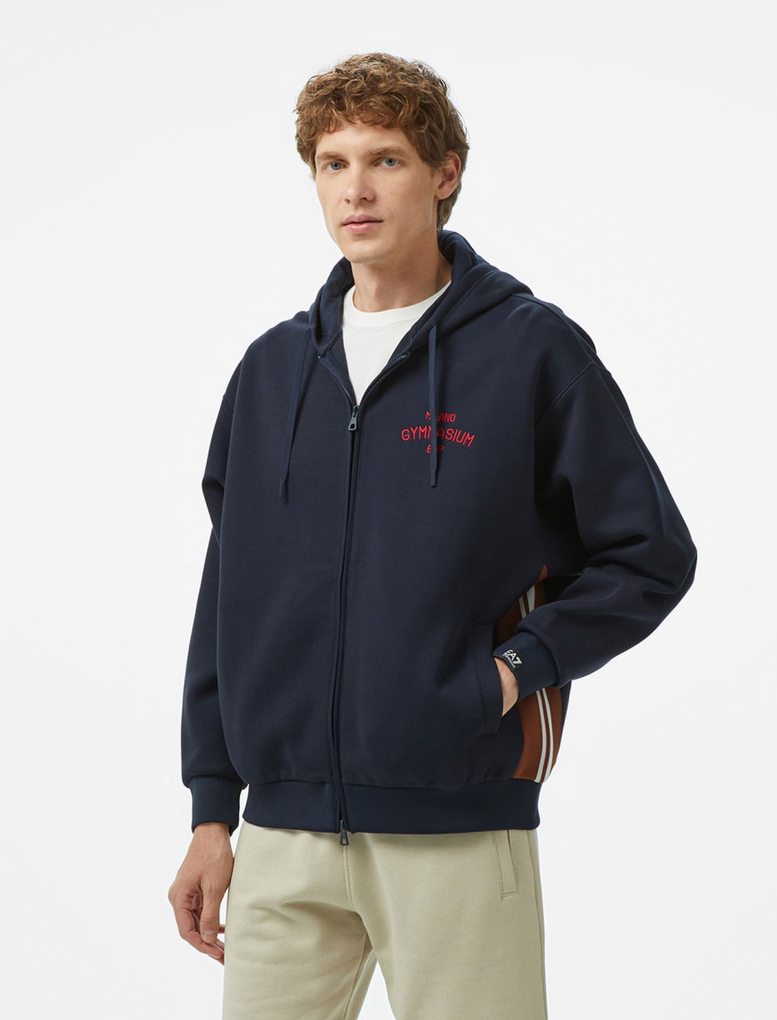 Ea7 Erkek Mavi Sweatshirt Ea7 Erkek Mavi Sweatshirt