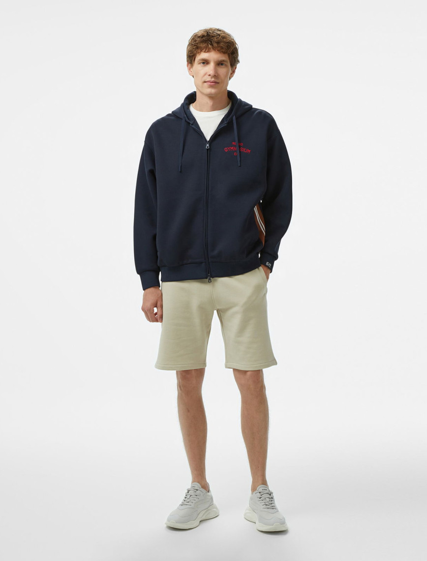 Ea7 Erkek Mavi Sweatshirt Ea7 Erkek Mavi Sweatshirt