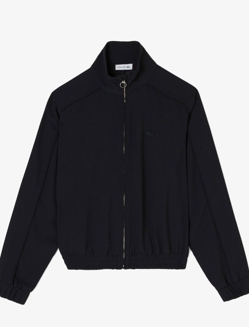 Lacoste Kadın Fermuarlı Siyah Ceket Lacoste Kadın Fermuarlı Siyah Ceket