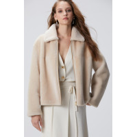 Network Kadın Bej Çift Taraflı Deri Kaban Network Kadın Bej Çift Taraflı Deri Kaban