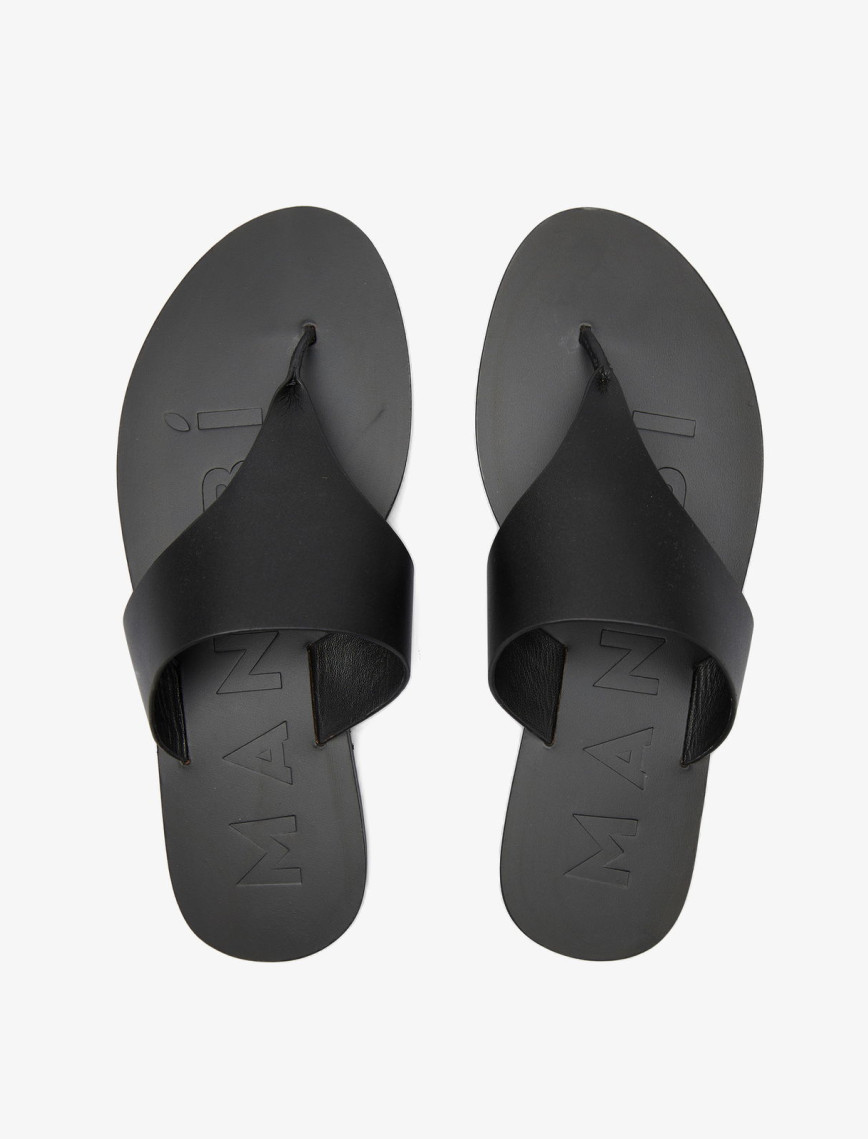 Manebi Kadın Siyah Terlik Manebi Kadın Siyah Terlik