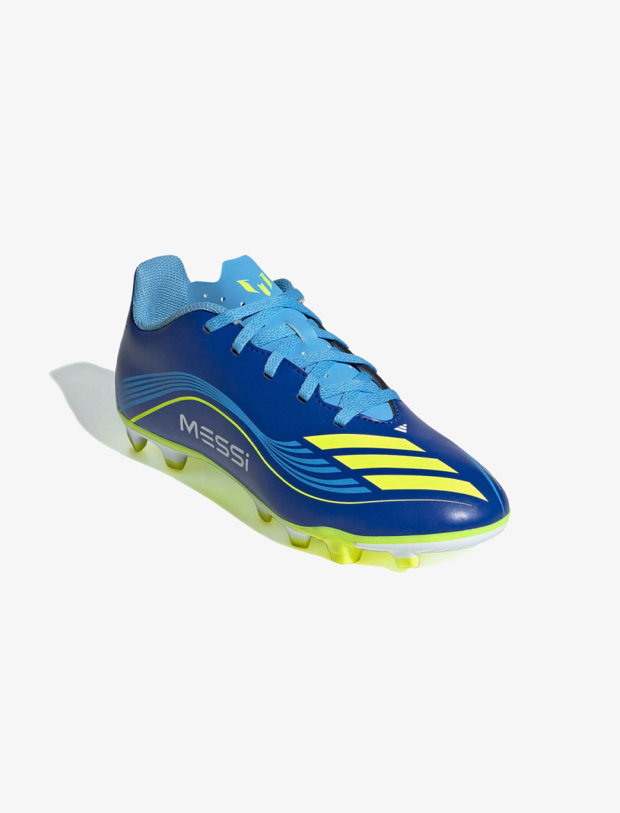 adidas F50 Messi Essential Club Çocuk Mavi Krampon