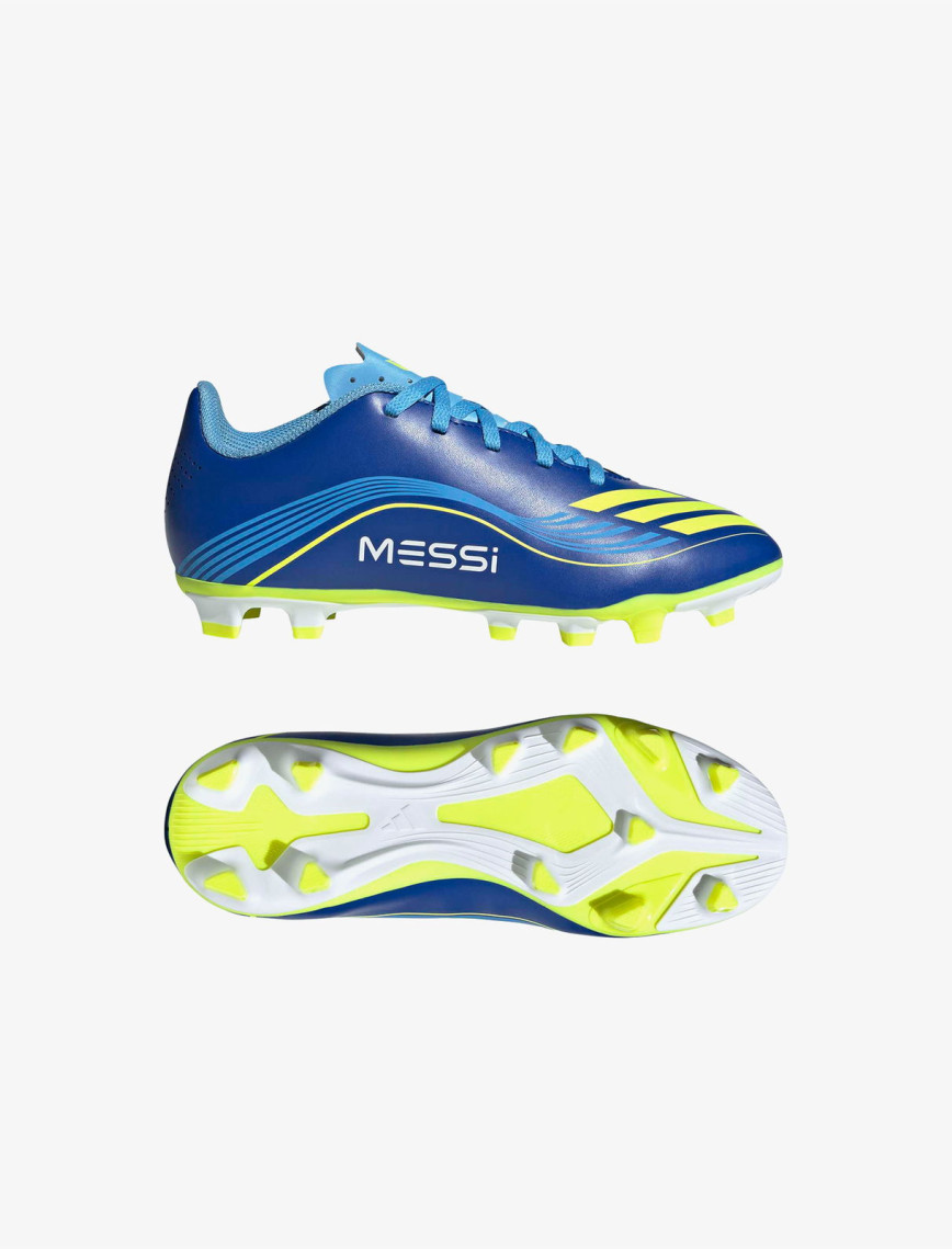 adidas F50 Messi Essential Club Çocuk Mavi Krampon