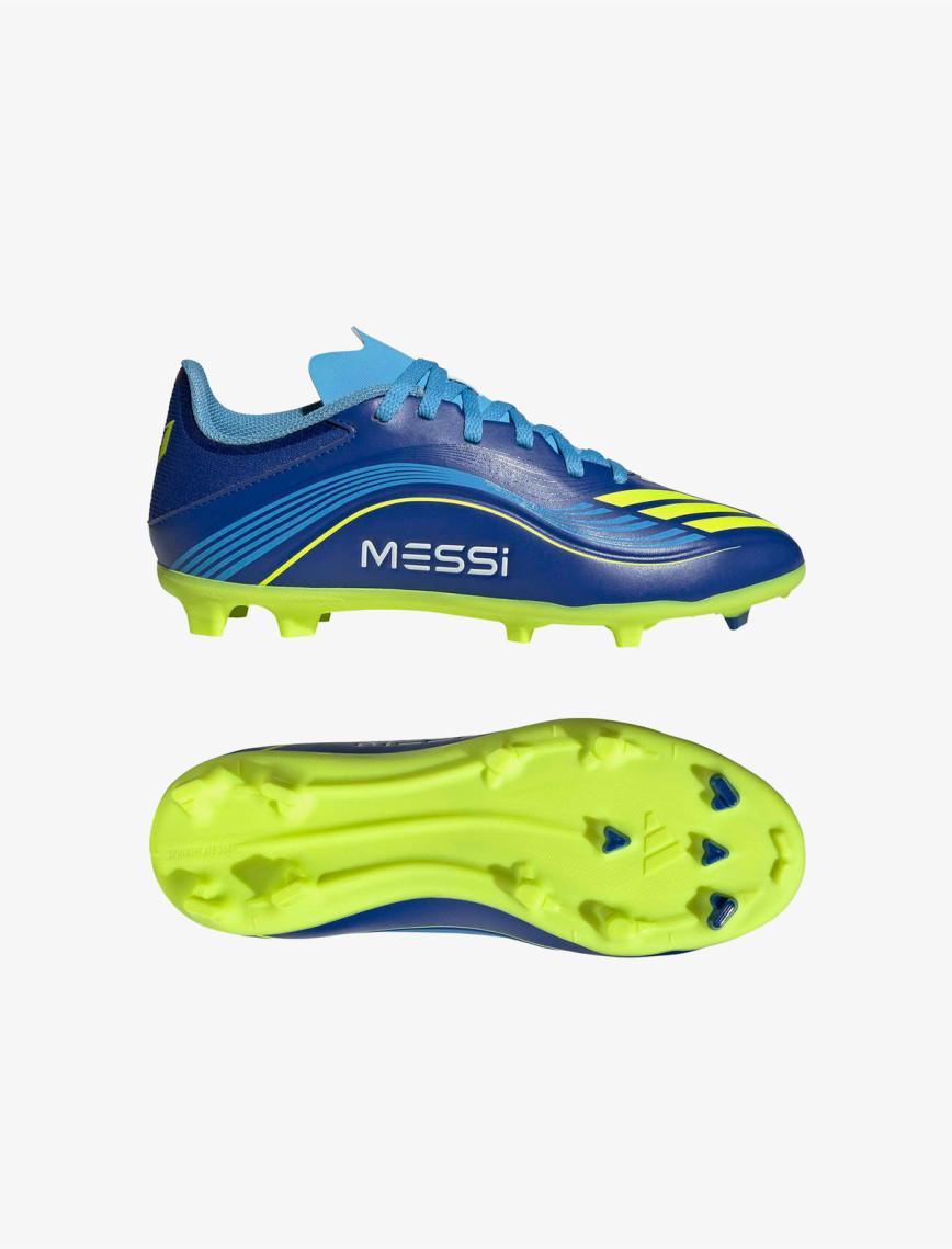 adidas F50 Messi Essential League Fg/Mg Çocuk Mavi Krampon adidas F50 Messi Essential League Fg/Mg Çocuk Mavi Krampon