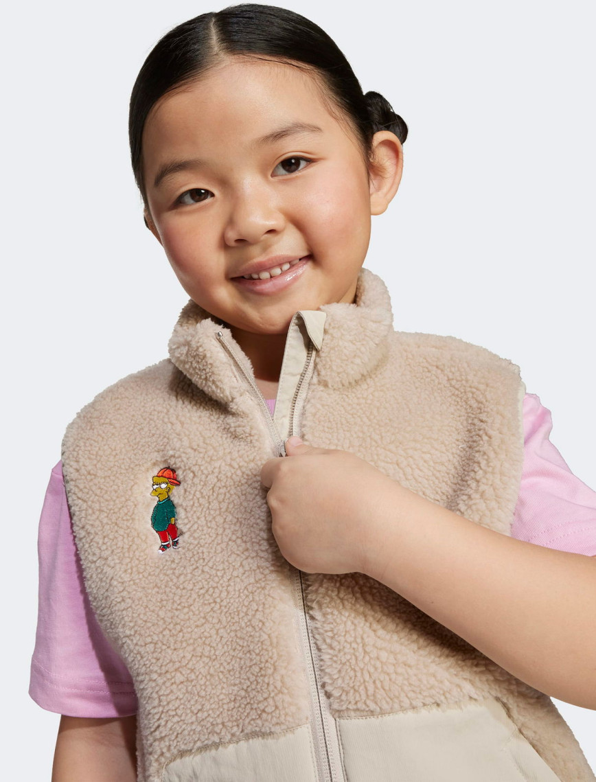 adidas LK Simpsons Çocuk Bej Yelek adidas LK Simpsons Çocuk Bej Yelek