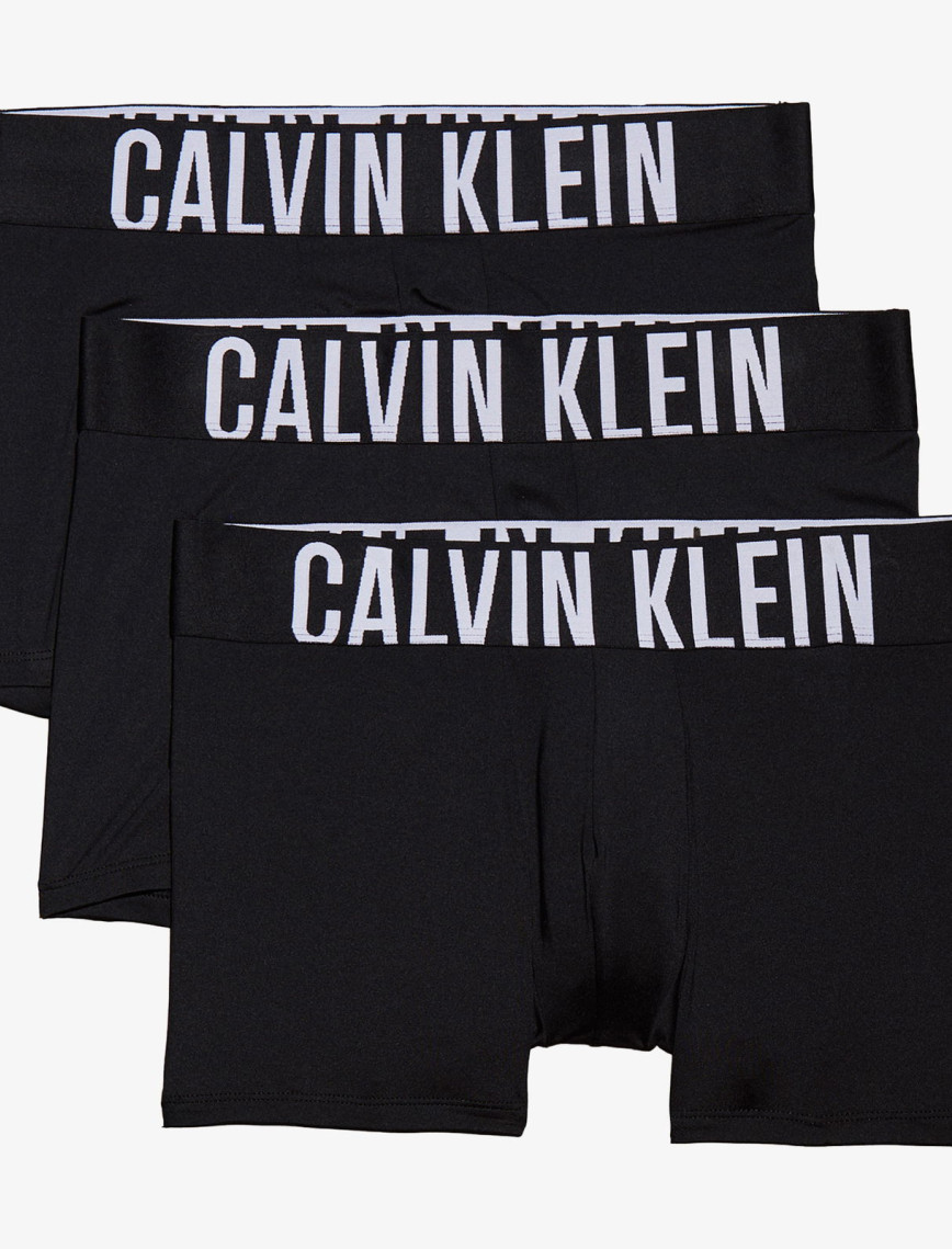 Calvin Klein Logolu Bel Lastikli Erkek Yeşil Gri Siyah 3'lü Boxer Calvin Klein Logolu Bel Lastikli Erkek Yeşil Gri Siyah 3'lü Boxer