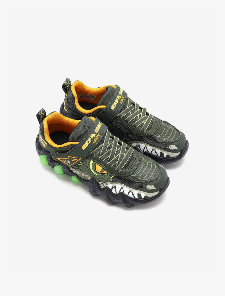 Skechers Skechosaurus Lights 2.0 Çocuk Yeşil Işıklı Spor Ayakkabı Skechers Skechosaurus Lights 2.0 Çocuk Yeşil Işıklı Spor Ayakkabı