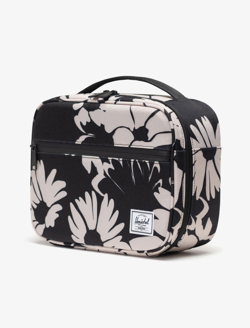Hershcel Pop Quiz Floral Unisex Siyah Beslenme Çantası